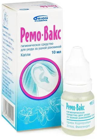 Фото Ремо-вакс, капли ушные, 10 мл