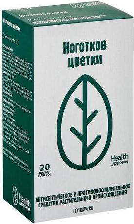 Фото Ноготков цветки, фильтр-пакеты, 1,5 г, 20 шт.