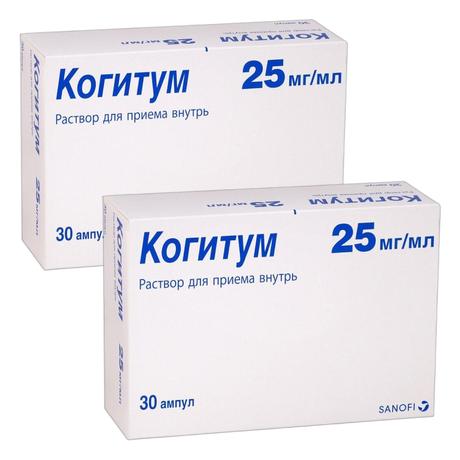 Фото Набор 2уп Когитум р-р 25мг/мл ампулы 10мл 30шт