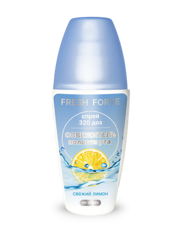 Фото Освежитель полости рта ComForte Свежий лимон спрей, 25 мл