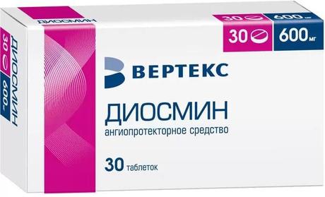 Фото Диосмин, таблетки покрыт. плен. об. 600 мг, 30 шт.