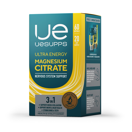 Фото UESUPPS Ультра Энерджи Магния Цитрат, капсулы, 60 шт.