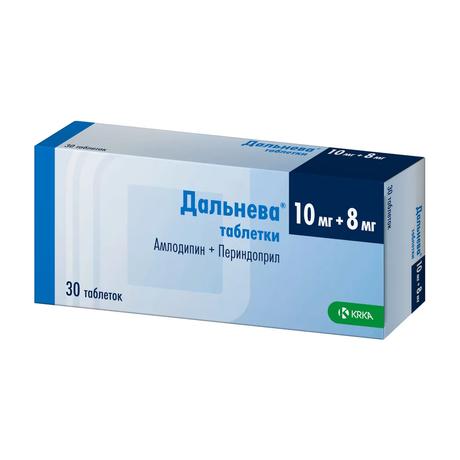 Фото Дальнева, таблетки 10 мг+8 мг, 30 шт.