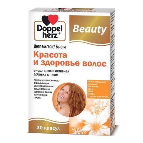 Фото Доппельгерц Бьюти красота и здоровье волос, капсулы, 30 шт.