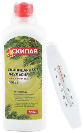 Фото Скипар, набор терапевтический для ванны на основе белой скипидарной эмульсии 1 л, 1 шт.