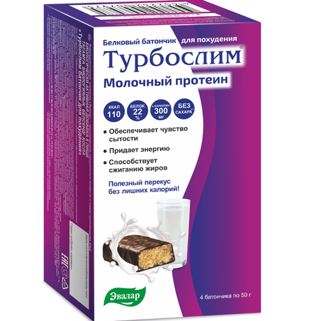 Фото Турбослим Батончик для похудения 50 г, 4 шт.