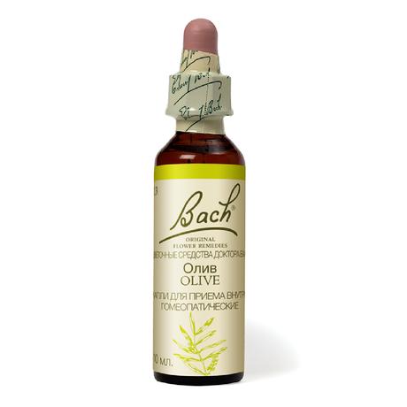 Фото Капли Баха Олив №23, капли гомеопатические флакон, 10 мл