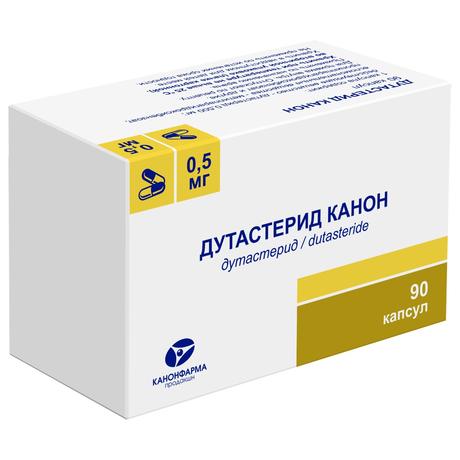 Фото Дутастерид Канон, капсулы, 0,5 мг, 90 шт.