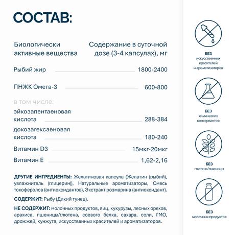Фото NFO Омега-3 с витамином D, жевательные капсулы 120 шт.