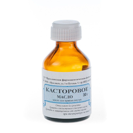 Фото Касторовое масло для приема внутрь, 30 г