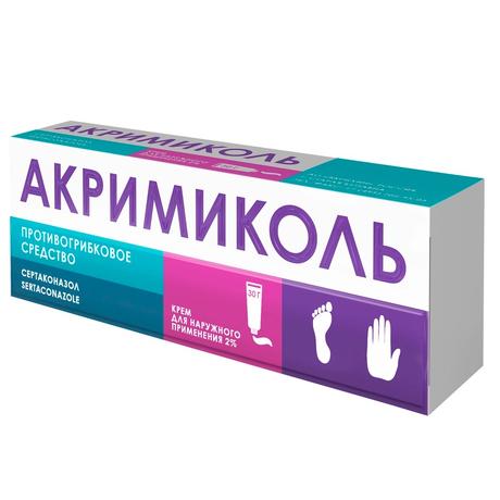 Фото Акримиколь, крем для наружного применения 2%, 30 г