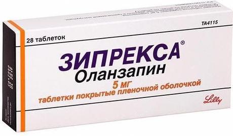 Фото Зипрекса, таблетки 5 мг, 28 шт.