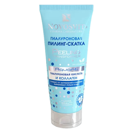 Фото Novosvit Гиалуроновая пилинг-скатка 100 мл, 1 шт.