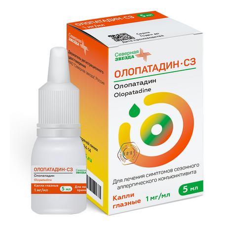 Фото Олопатадин-СЗ, капли глазные 1 мг/мл, 5 мл