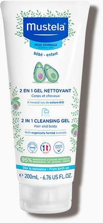 Фото Мустела, гель для купания 2 в 1, 200 мл