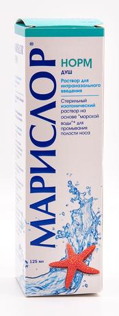 Фото МАРИСЛОР раствор для интраназального введения Норм душ 125 мл