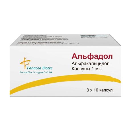 Фото Альфадол, капсулы 1 мкг, 30 шт.