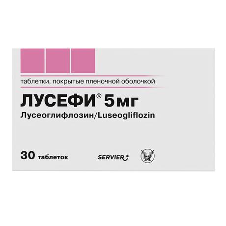Фото Лусефи, таблетки покрыт. плен. об. 5 мг, 30 шт.