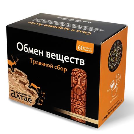 Фото Сбор травяной Обмен веществ, фильтр-пакеты 1.5 г, 60 шт.