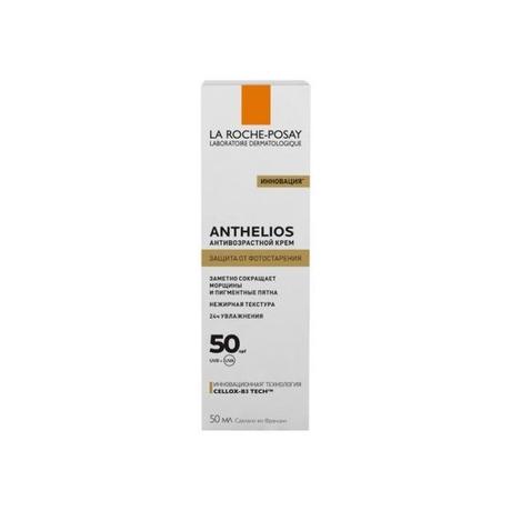 Фото La Roche-Posay Anthelios крем д/лица солнцезащит антивозрастной SPF50/PPD19 косметический крем 50 мл №1