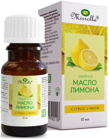 Фото Mirrolla Масло эфирное Лимон, 10 мл