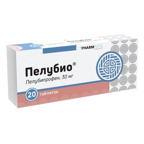 Фото Пелубио, таблетки 30 мг, 20 шт.