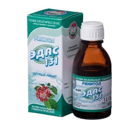 Фото Ринитол Эдас-131, капли гомеопатические 25 мл