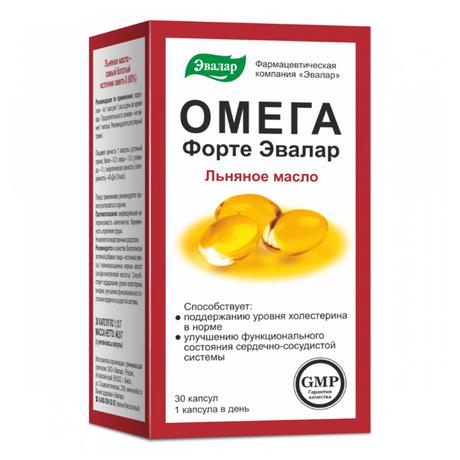 Фото Омега Форте Эвалар, капсулы, 30 шт.