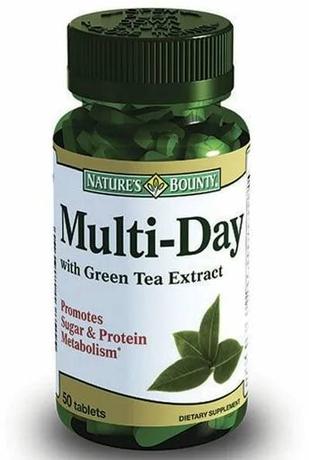 Фото Nature'S Bounty Мультидэй с экстрактом зеленого чая, таблетки, 50 шт.