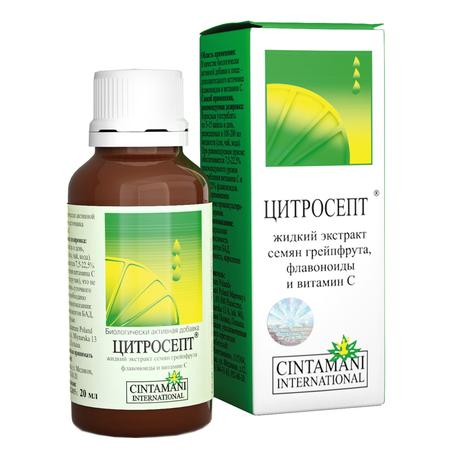 Фото Цитросепт, капли 20 мл, 1 шт.
