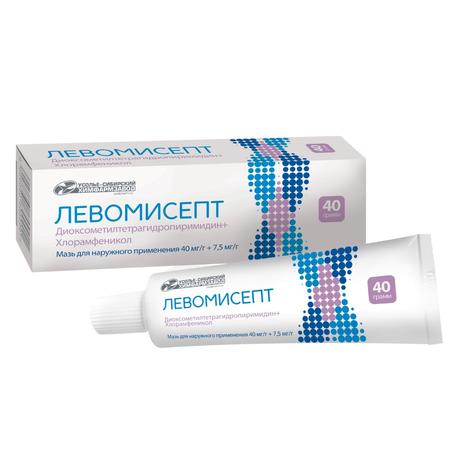 Фото Левомисепт, мазь для наружного применения, туба 40 г