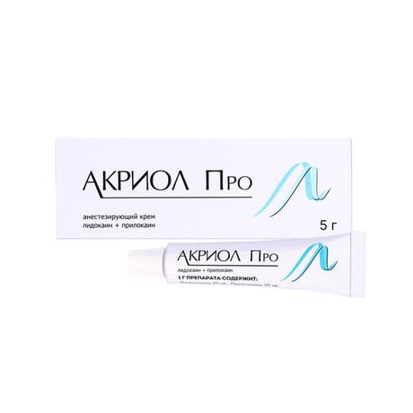 Фото Акриол Про, крем 2.5%+2.5%, 5 г