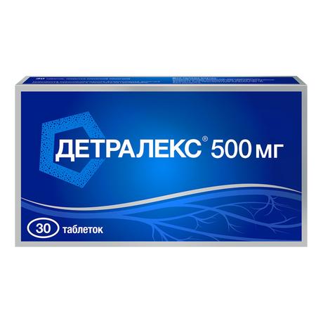 Фото Детралекс, таблетки покрытые пленочной оболочкой 500 мг, 30 шт.
