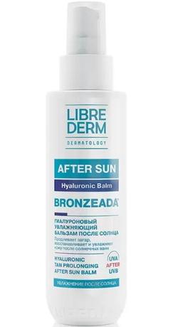 Фото Либридерм Бронзиада, гиалуроновый продлевающий загар увлажняющий бальзам после солнца, 150 мл