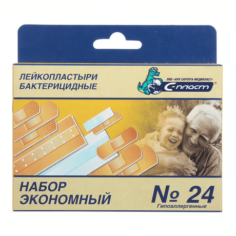 Фото Лейкопластырей набор бактерицидный Экономный, 24 шт.