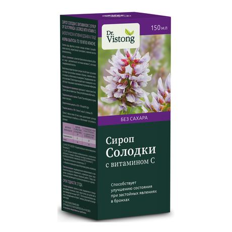 Фото Dr.Vistong, сироп Солодки с витаминами, 150 мл