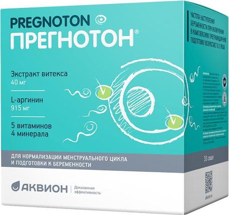 Фото Прегнотон, порошок д/приг раствора 5 г, саше-пакеты, 30 шт.