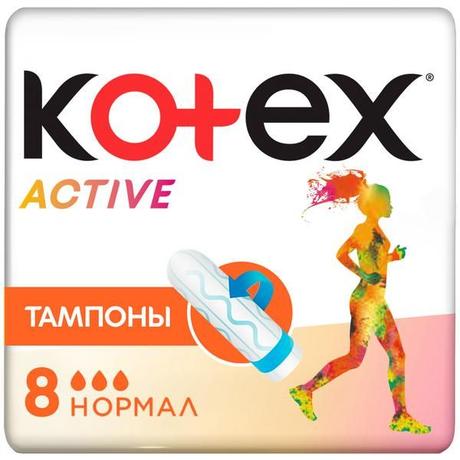 Фото Kotex Active Нормал, тампоны, 8 шт.