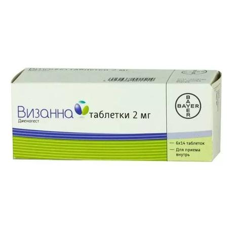 Фото Визанна, таблетки 2 мг, 84 шт.