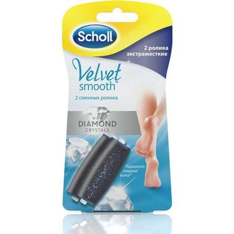 Фото Scholl Velvet Smooth Насадки. Роликовые сменные экстражесткие насадка №2