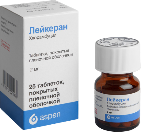 Фото Лейкеран, таблетки, покрытые пленочной оболочкой, 2 мг, 25 шт.