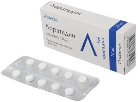 Фото Лоратадин, таблетки 10 мг, 10 шт. (Розлекс Фарм)