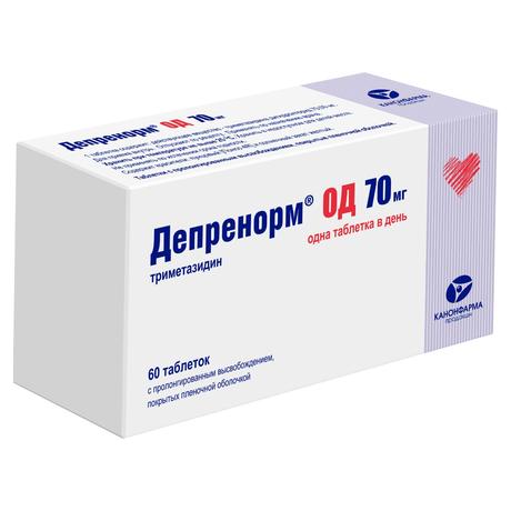 Фото Депренорм ОД, таблетки пролонг, покрыт. плен. об. 70 мг, 60 шт.