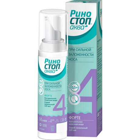 Фото Риностоп Аква Форте, спрей назальный, 125 мл
