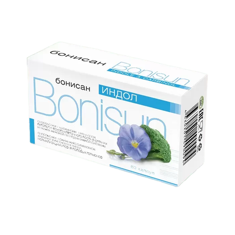 Фото Бонисан Индол, капсулы 0,5 г, 60 шт.