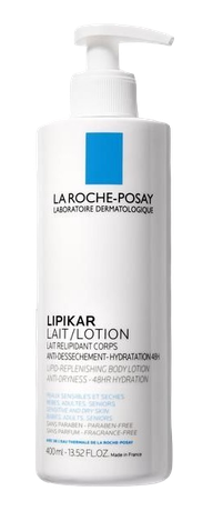 Фото La Roche-Posay Lipikar Lait Молочко для тела, рук и лица для сухой, очень сухой кожи младенцев, детей и взрослых, 400 мл, 1 шт.