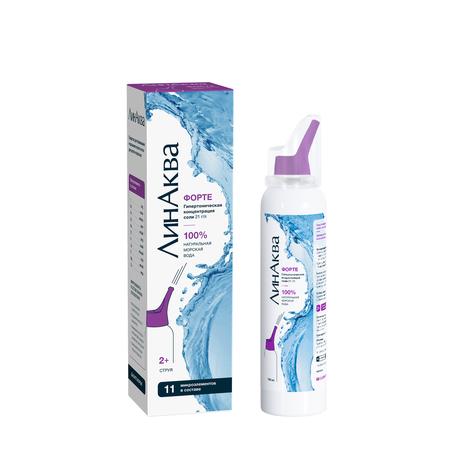 Фото Линаква Форте, аэрозоль для промывания и орошения носа 2.1%, 150 мл