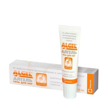 Фото Алгель, гель антиперспирант для ног, 20 мл