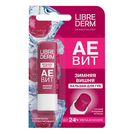 Фото Либридерм Аевит, бальзам для губ (Зимняя вишня)