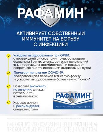 Фото Рафамин, таблетки для рассасывания, 20 шт.